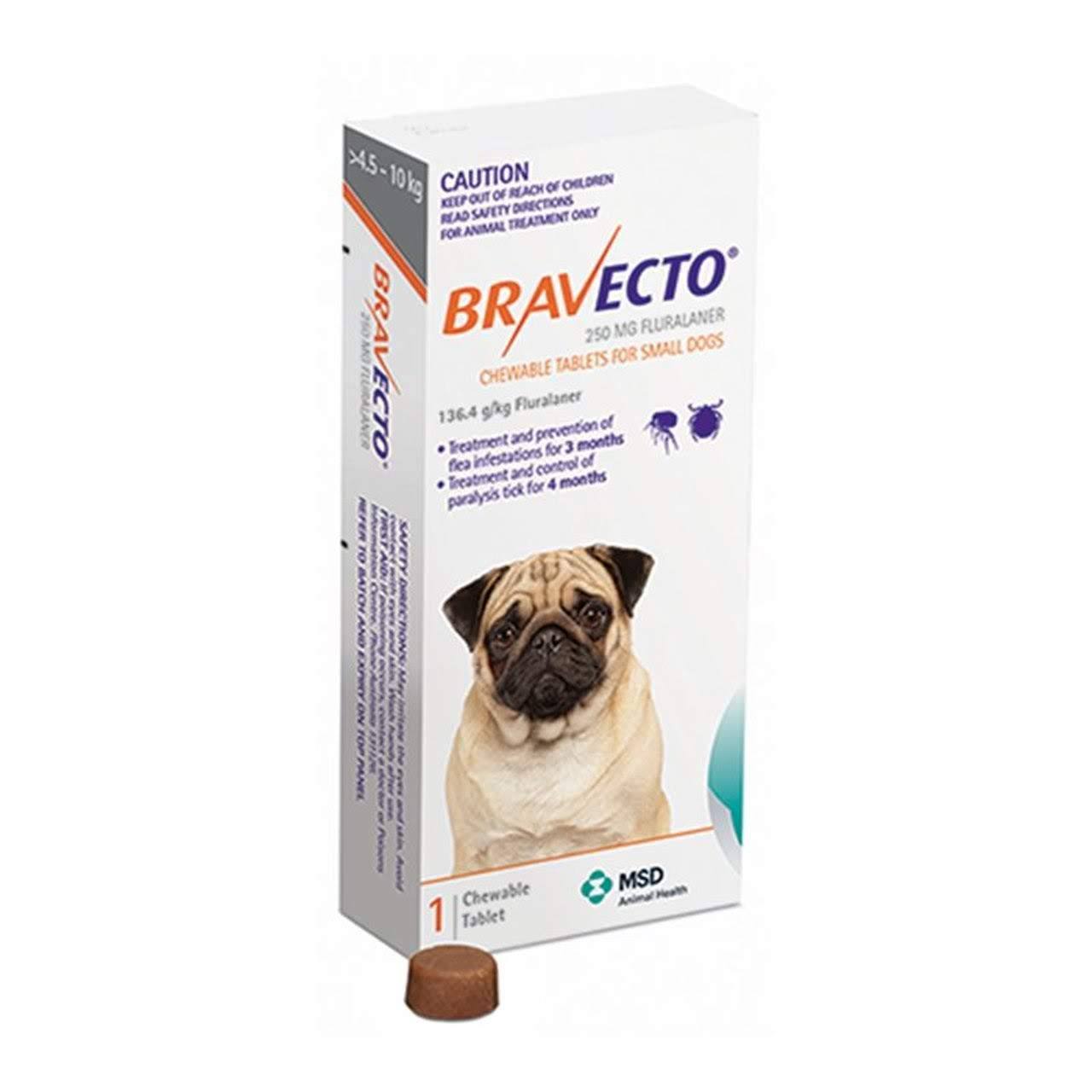 Bravecto Flea And Tick Chew For Dogs Lbs Kg) Yellow Chew Sierra Pet ...
